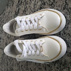 White sneakers